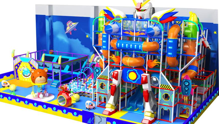Hanging obstacle indoor playground — halangan gantung yang selamat untuk kids adventure