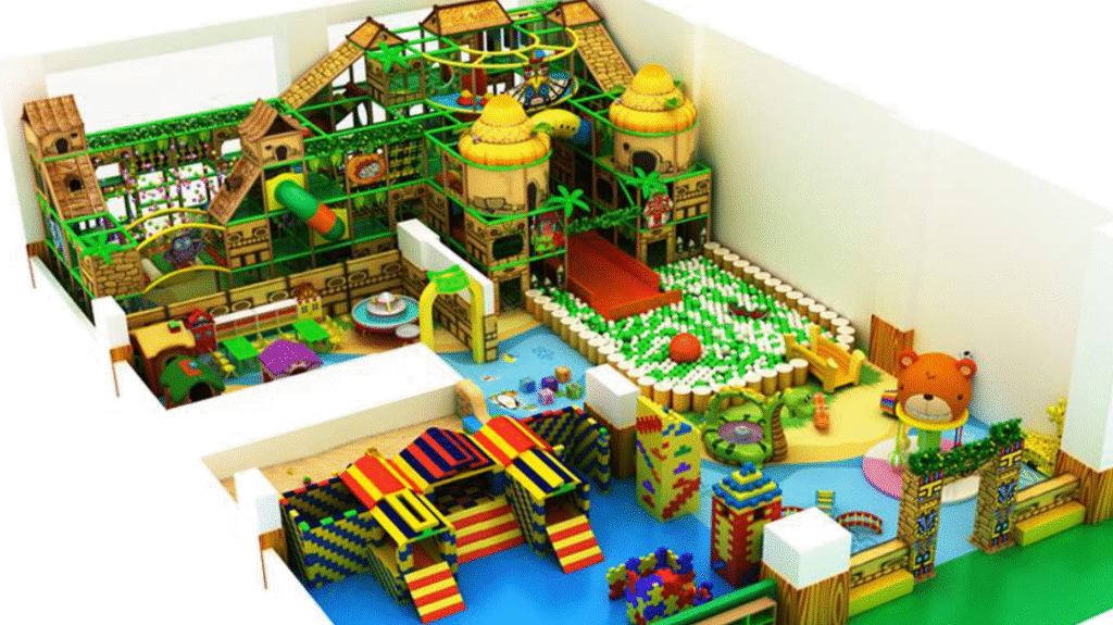 Tunnel crawl softplay indoor — terowong permainan untuk kanak-kanak, safe indoor fun