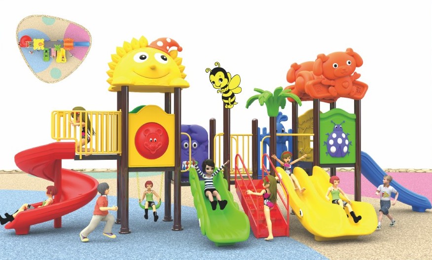 Outdoor playground custom color Malaysia – theme matching project