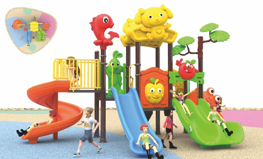 Standalone outdoor slide Malaysia – UV protected & anti-slip steps