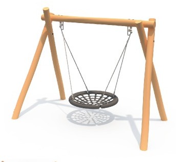 Outdoor double seat swing Malaysia – strong durable playground swing