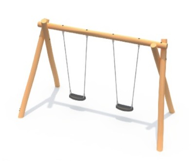 Single seat outdoor swing Malaysia for taman & housing area