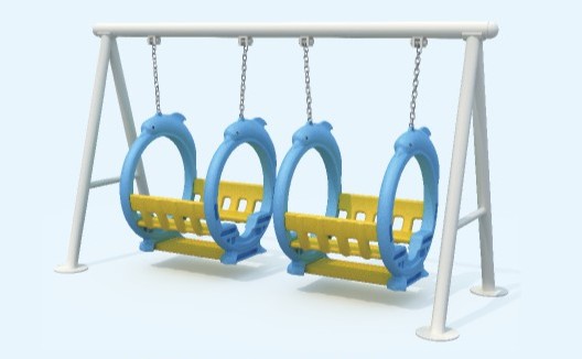 Safe design children swing for Malaysia outdoor playground
