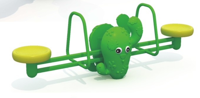 Cactus seesaw Malaysia – unique outdoor playground seesaw design durable untuk taman & school