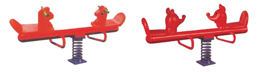 Custom color outdoor seesaw Malaysia tahan cuaca