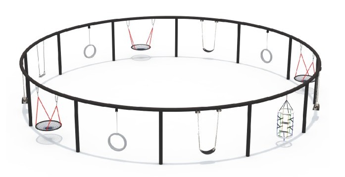 High quality outdoor swing for taman & park Malaysia